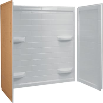 Seasons® Anchor Point™ Tile Bathtub Wall Surround 3-Piece ...