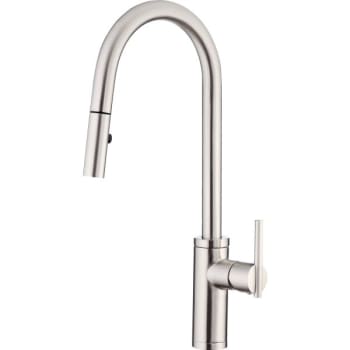 Image for Danze Parma Cafe Kitchen Faucet Single Handle Pull Down In Stainless Steel from HD Supply