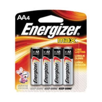 Image for Energizer® Eveready MAX AA Alkaline Battery Package Of 4 from HD Supply