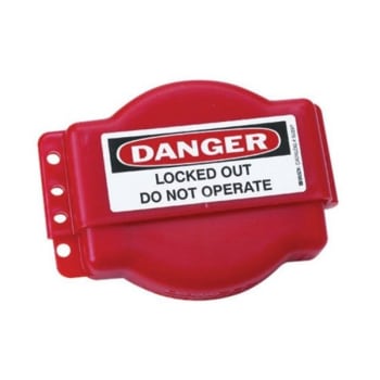 Image for Brady Red Durable Polypropylene Adjustable Gate Valve Lockout from HD Supply