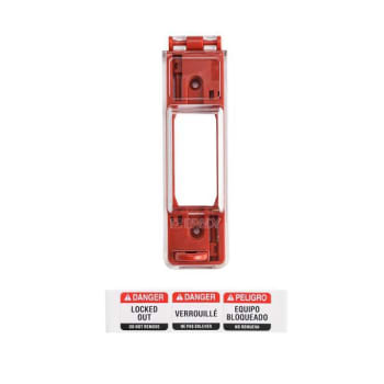 Image for Brady Red Polypropylene Wall Switch Lockout from HD Supply