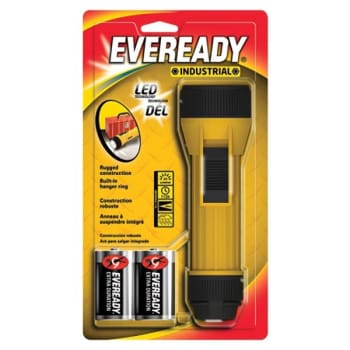 Energizer® Yellow Industrial Economy Flashlight With LED