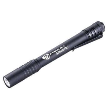 Image for Streamlight® Matte Black Stylus Pro Flashlight With White Led from HD Supply