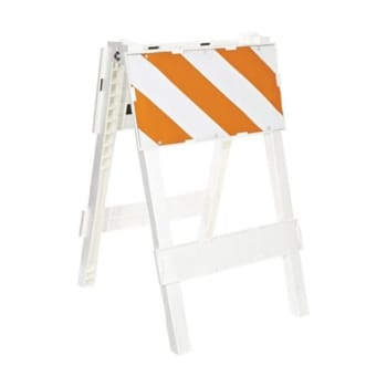 Image for Cortina Safety 24" X 12" Orange And White Plastxx Type 1 Traffic Barricade from HD Supply