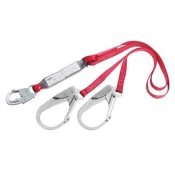 Image for Airgas Dbi/sala 6' Protecta Pro Pack 1" Polyester Web Twin-Leg Lanyard from HD Supply