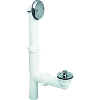 Image for Lift And Turn Bath Waste Drain White Pvc from HD Supply