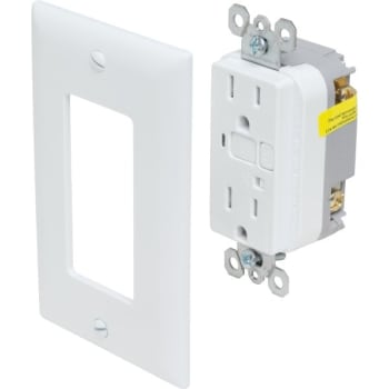 Hubbell® 20 Amp Gfci Receptacle W/ Alarm (White)