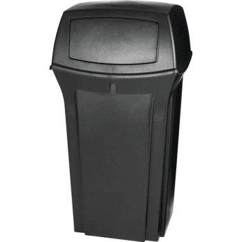 Image for Rubbermaid Ranger 35 Gallon Trash Can (Black) from HD Supply