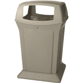 Image for Rubbermaid Ranger® 45 Gallon Beige Container With 4 Openings from HD Supply