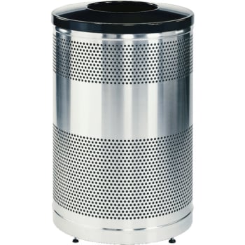 13.5 Gallon Stainless Steel Rectangular Trash Can | HD Supply