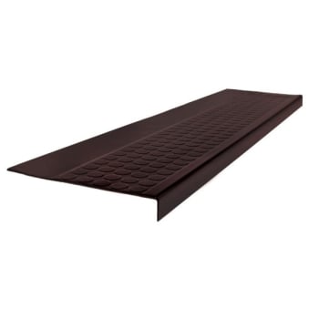 Image for Roppe 12-1/2 X 4 Ft Brown Low Circular Rubber Square Nose Stair Tread from HD Supply