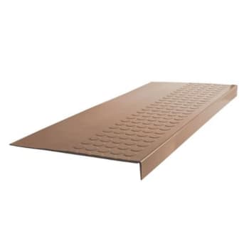Image for Roppe 12 X 48 Sandstone Raised Circular Rubber Sq. Nose Stair Tread from HD Supply