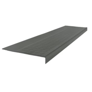 Image for Roppe 12-1/2 X 4.5 Ft Charcoal Low Circular Rubber Square Nose Stair Tread from HD Supply