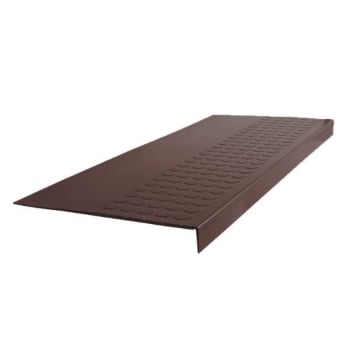 Image for Roppe 12 X 5 Ft Brown Raised Circular Rubber Square Nose Stair Tread from HD Supply