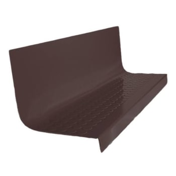Image for Roppe 20 X 6 Ft Brown Raised Circular Rubber Square Nose Stair Tread from HD Supply