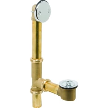 Image for Lift And Turn Bath Waste Drain 20-Gauge Brass from HD Supply