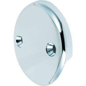 Image for Bathtub Overflow Plate 2 Hole Chrome Finish from HD Supply