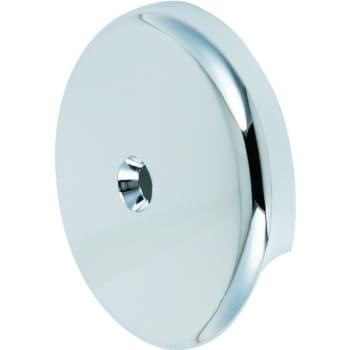 Image for Bathtub Overflow Plate 1 Hole Chrome Finish from HD Supply