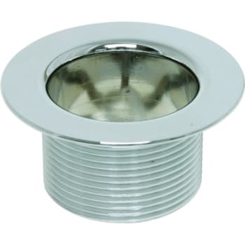 Image for Drain Insert 10-24 Coarse Thread Chrome-Plated Metal from HD Supply