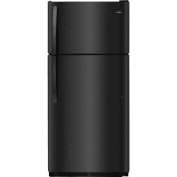 Frigidaire® 18 cu. ft. Top Freezer Refrigerator (Black)