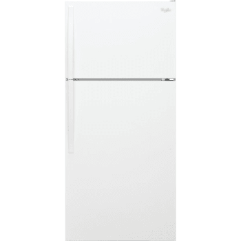 Whirlpool® 14 Cubic Feet Top Mount Refrigerator, White, Optional Icemaker 554120