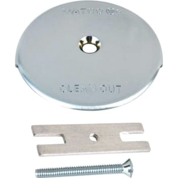 Watco® Tub 1-Hole Overflow Plate To Retrofit 1 Or 2 Hole Existing Cp