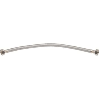 Image for Fluidmaster® Stainless Steel Faucet Supply Line 16" 1/2 Fip X 1/2 Fip from HD Supply