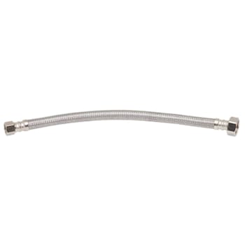 Image for Fluidmaster® Stainless Steel Faucet Supply Line 30" 3/8 Comp X 1/2 Fip from HD Supply