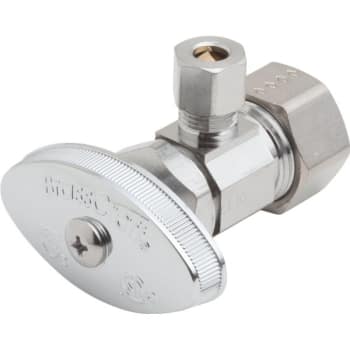 Image for BrassCraft® Multi-Turn Angle Stop Valve 1/2" Comp x 1/4" Comp from HD Supply