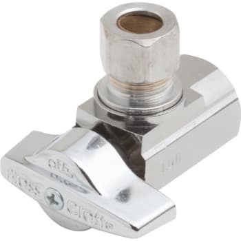 Image for BrassCraft® Quarter-Turn Angle Stop Valve 3/8" FIP x 3/8" Comp from HD Supply