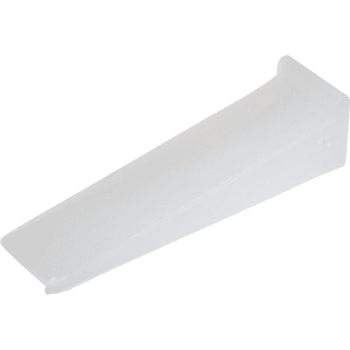 White Toilet Shim Soft Plastic Package Of 12