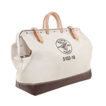 Klein Tools Beige Canvas Tool Bag 18"