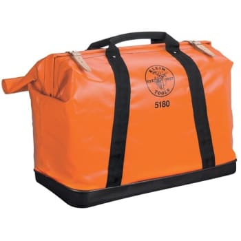 Image for Klein Tools Orange Extra-Large Nylon Equipment Bag 24" from HD Supply