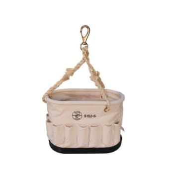 Image for Klein Tools Beige 41-Pocket Canvas Oval Bucket 14" from HD Supply