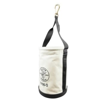 Image for Klein Tools Beige Canvas Straight Wall Bucket 14" With Swivel Snap from HD Supply