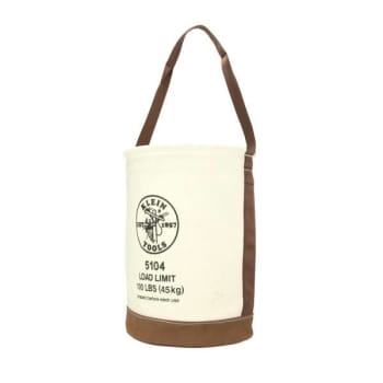 Image for Klein Tools Beige Leather-Bottom Bucket 12" from HD Supply