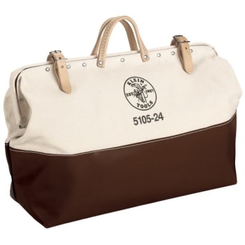 Image for Klein Tools Tan High-Bottom Canvas Tool Bag 24" from HD Supply
