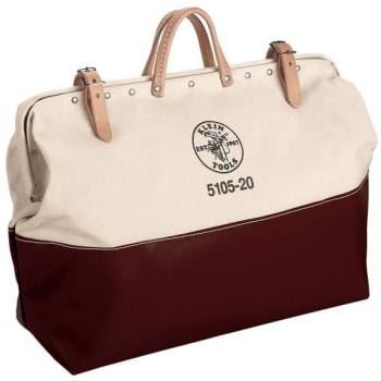 Image for Klein Tools Tan High-Bottom Canvas Tool Bag 20" from HD Supply