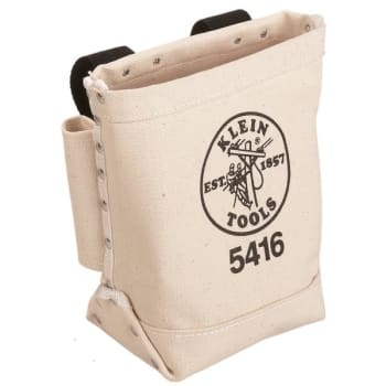 Image for Klein Tools Beige Canvas Bull Pin And Bolt Bag 9" from HD Supply