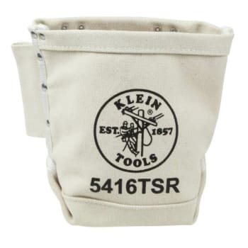 Image for Klein Tools Beige Canvas Bull Pin And Bolt Tool Bag 9" With Drain Holes from HD Supply