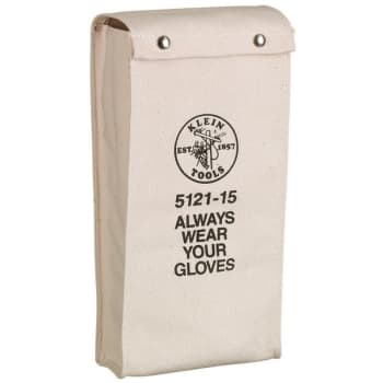 Image for Klein Tools® Natural #4 Canvas Glove Bag 15" from HD Supply