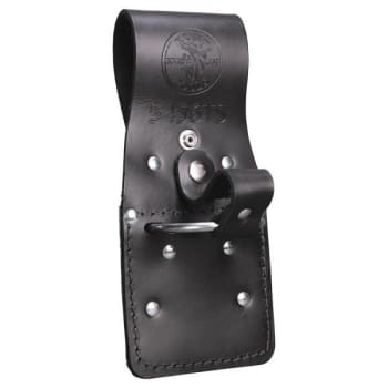 Klein Tools® Black Leather 2-Position Strap Hammer Holder 10"