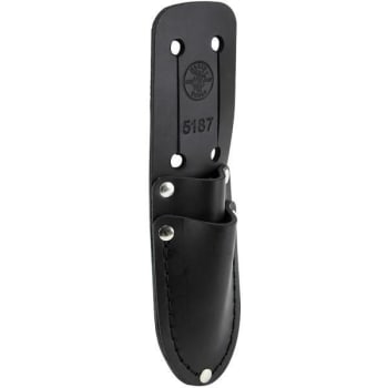 Klein Tools® Black Leather Scissors And Cable Splicer'S Knife Holder 7.25"