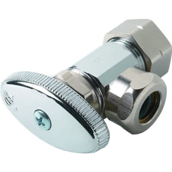 Image for Maintenance Warehouse® Quarter-Turn Angle Stop Valve 1/2x7/16" , 1/2" Slip Joint from HD Supply