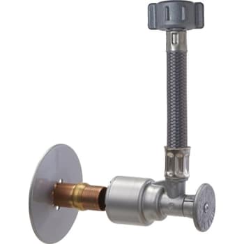 Image for FlowTite® R-Series® Supply Stop Valve With 12" Braided Toilet Connector from HD Supply