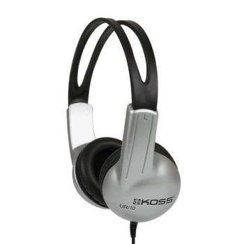 Image for Koss® Ur/10 94db Silver Stereo Headphone, 4' Cord from HD Supply