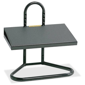 Image for Safco® 5124 Black Steel Ergonomic Industrial Footrest 12"l X 20"w X 15"h from HD Supply