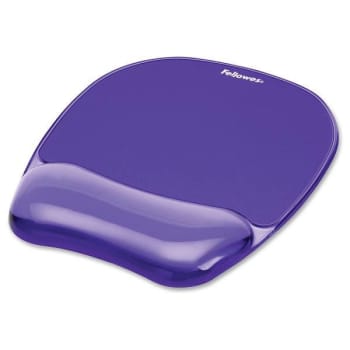 Image for Fellowes® Purple Gel Crystal Mouse Pad With Wrist Rest from HD Supply