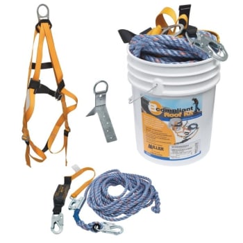 Image for Miller Titan B-compliant Fall Protection Roof Kit from HD Supply