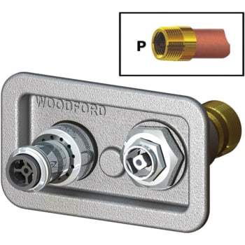 Woodford Close Coupled Anti Backflow Wall Hydrant Swivel 3 4 Fpt